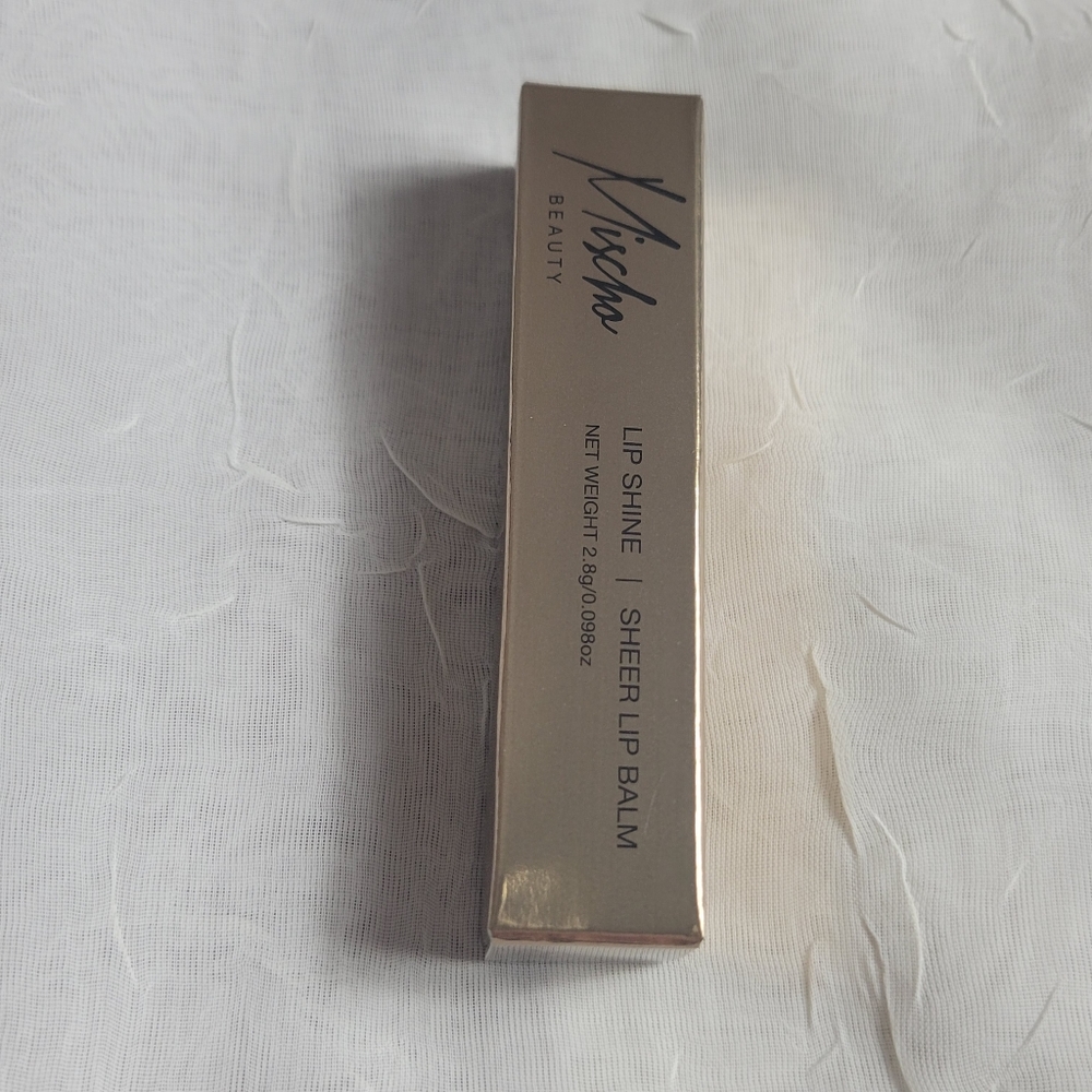 Mischo Beauty Lip Shine Sheer Lip Balm in XO